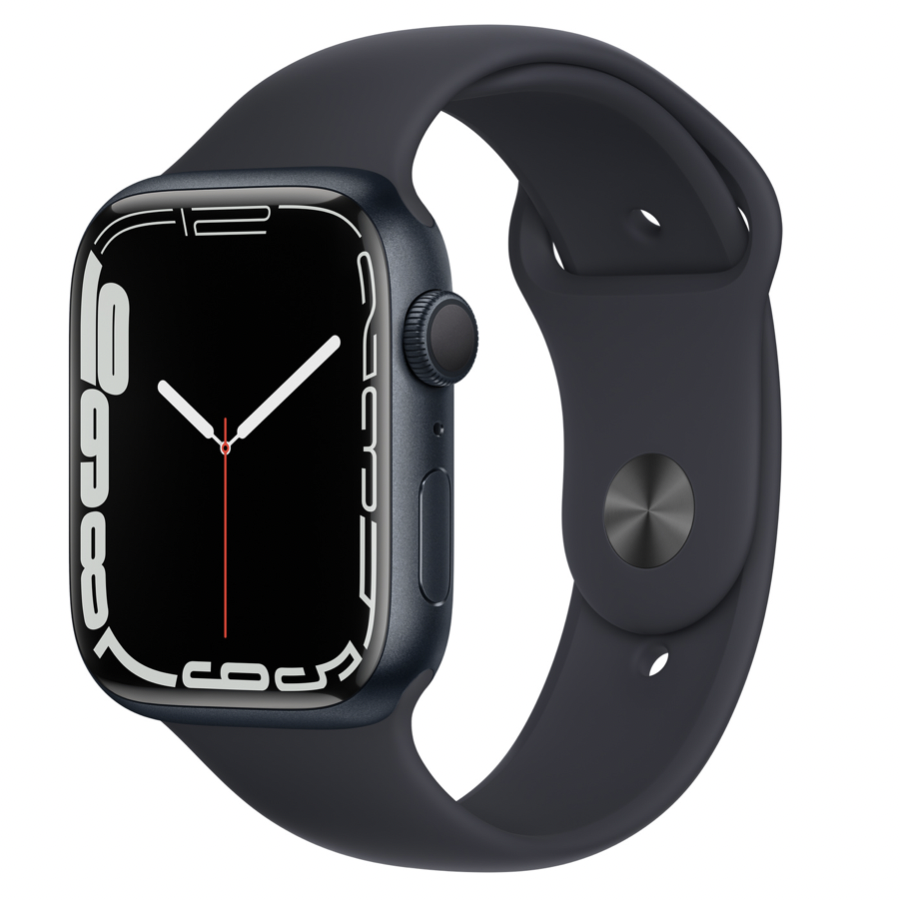 AppleWatch7 MKNN3J/A ステンレススチール黒バンド新品未使用-