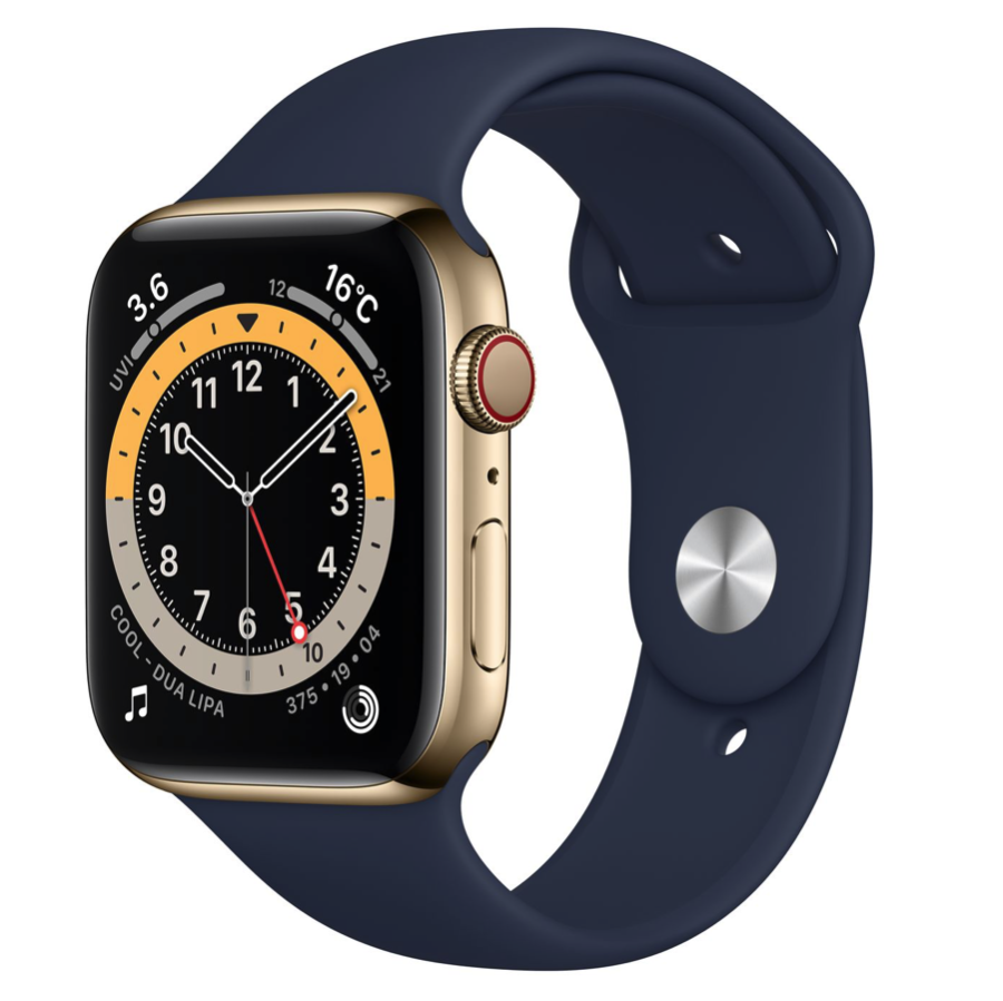 美品】AppleWatchSeries6 Cellularモデル ステンレス-